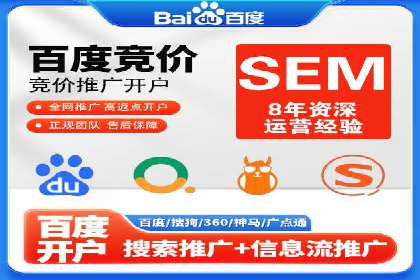 竞价端口开户后的广告投放策略案例